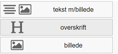 Afsnitstyper: Overskrift - Lokaliser