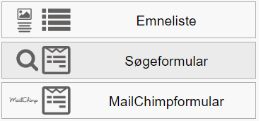 Afsnitstyper: Søgeformular - Lokaliser