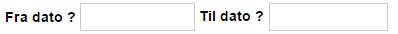 Sidens egenskaber: Fra dato - til dato